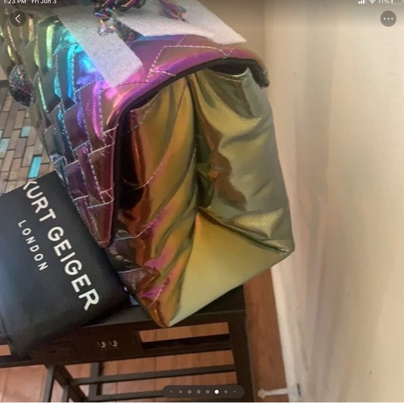 Kensington XXL Leather Shoulder Bag KURT GEIGER LONDON - Picture 10 of 16